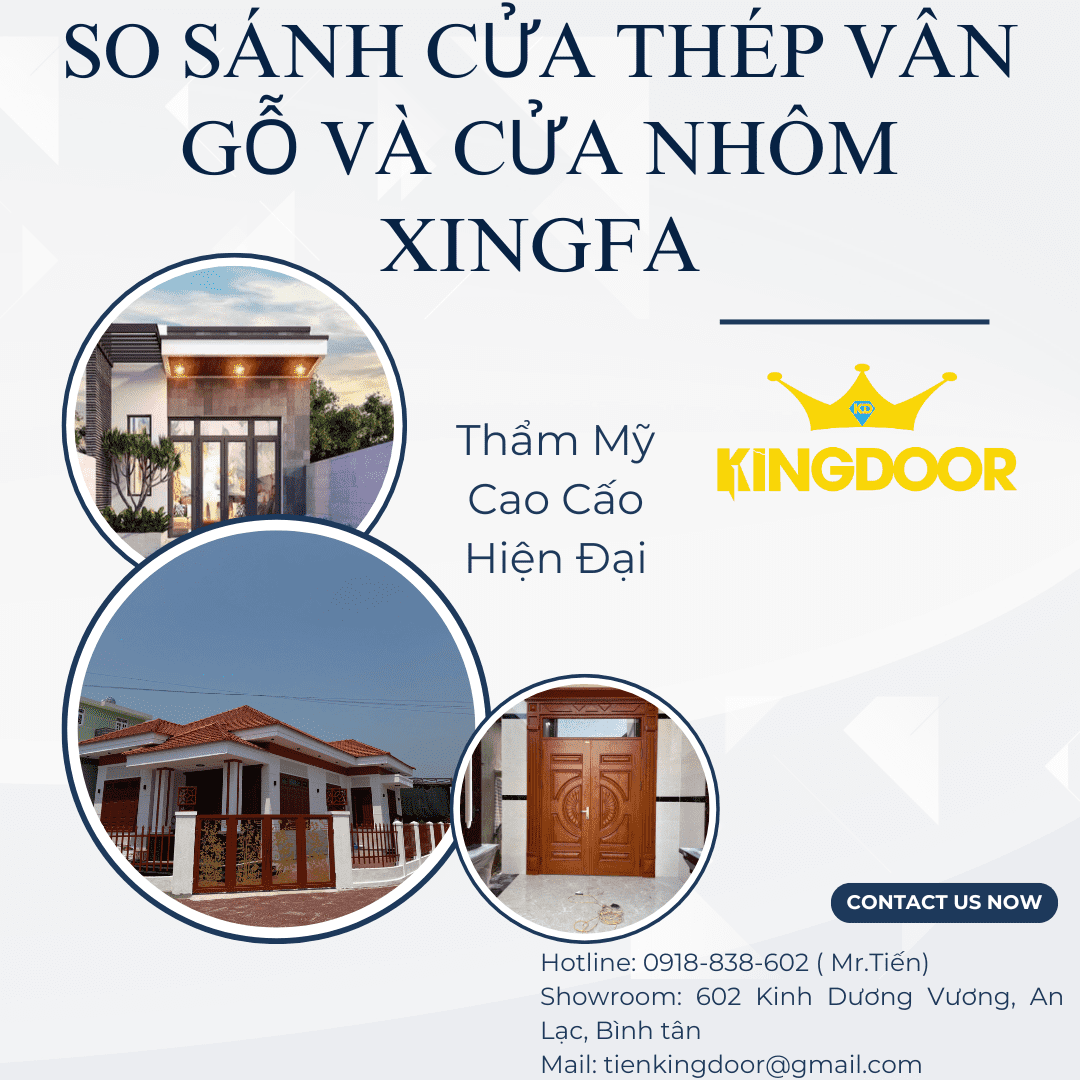 So Sánh Cửa Thép Vân Gỗ Và Cửa Nhôm Xingfa